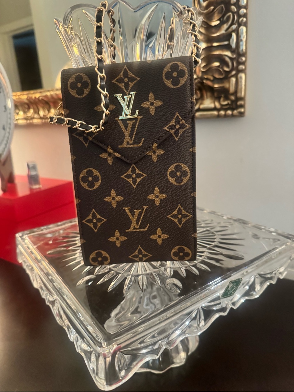Brown Monogram Mini Crossbody Bag